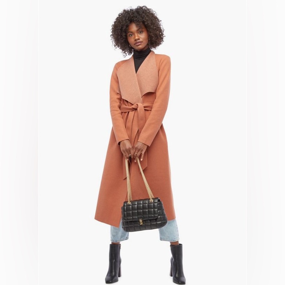 Perfect Wrap Coat by JustFab